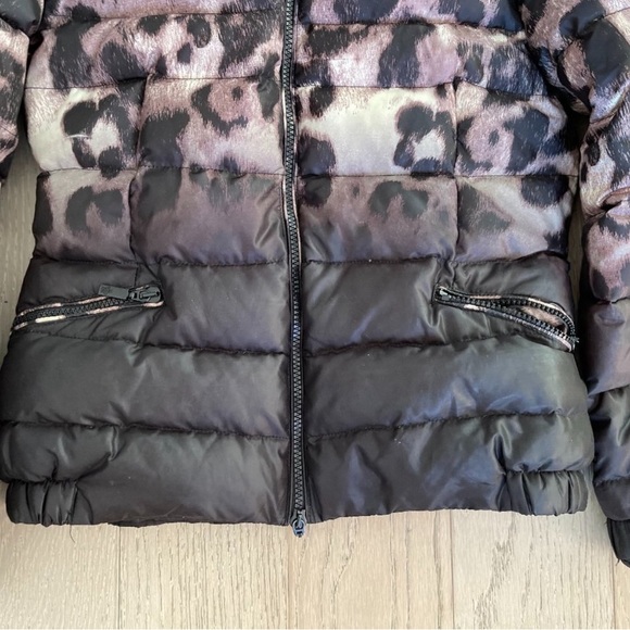 Moncler saby coat down Leopard Hood With Logo - Picture 2 of 9
